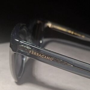 Salvatore Ferragamo Blue Cat Eye Sunglasses